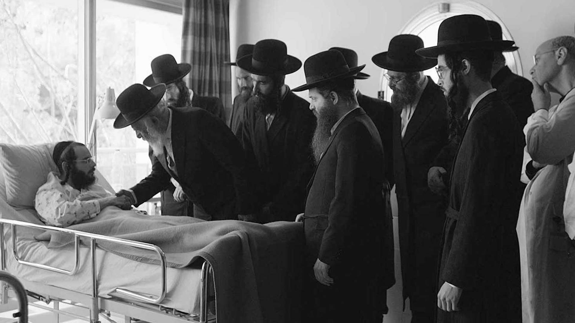 Still image from the film Tikkun